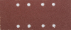 Лист шлифовальный универсальный STAYER "MASTER" на зажимах, 8 отверстий по краю, для ПШМ, Р60, 93х23