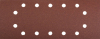 Лист шлифовальный ЗУБР "МАСТЕР", 14 отверстий, для ПШМ на зажимах, Р320, 115х280мм, 5шт