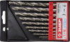 Набор ЗУБР "МАСТЕР": Свёрла по металлу, цилиндрический хвостовик, быстрорежущая сталь Р6М5, 1-10мм, 