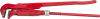 Ключ трубный рычажный ЗУБР "ЭКСПЕРТ", прямые губки, цельнокованый, Сr-V, № 2,  1,5" от компании ПРОМАГ