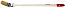 Кисть радиаторная STAYER "EURO", светлая натуральная щетина, деревянная ручка, 38мм