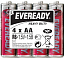 ENERGIZER батарейки "Energizer Eveready" SHP4 АА R6 блистер 4 шт