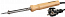 Электропаяльник СВЕТОЗАР "ТЕРМИТ", деревянная рукоятка, жало "LONG LIFE", форма конус, 25Вт