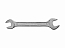 Ключ рожковый гаечный СИБИН, белый цинк, 13х17мм
