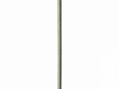 Шпилька резьбовая DIN 975, класс прочности 4.8, оцинкованная,   М10x1000, ТФ0, 1 шт.