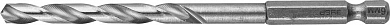 Сверло ЗУБР "ЭКСПЕРТ" по металлу шестигранный хвостовик 1/4", быстрорежущая сталь Р6М5, 6х111мм