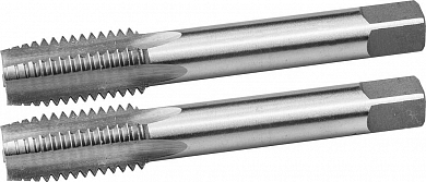 Комплект метчиков ЗУБР "МАСТЕР" ручных для нарезания метрической резьбы, М18 x 2,5, 2шт от компании ПРОМАГ
