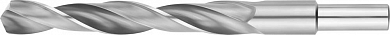 Сверло ЗУБР "МАСТЕР" по металлу с цилиндрическим хвостовиком, сталь Р6М5, винтовой прокат, D 17.0мм,