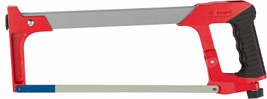 Ножовка по металлу ЗУБР МХ-450, металлическая обрезиненная ручка, натяжение 80 кг, 300 мм от компании ПРОМАГ
