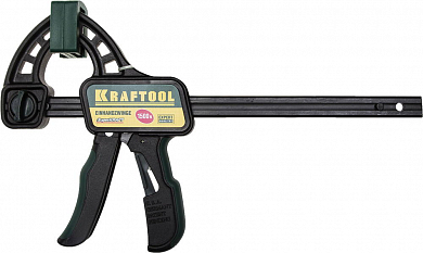 Струбцина KRAFTOOL  "EXPERT" "EcoKraft" ручная пистолетная, пластиковый корпус, 150/350мм, 150кгс от компании ПРОМАГ