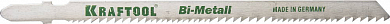 Полотна KRAFTOOL, T345XF, для эл/лобзика, Bi-Metall,универ.: по нерж.стали, дереву с гвоздями, EU-хв от компании ПРОМАГ