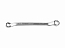 Ключ ЗУБР "ПРОФИ" гаечный накидной изогнутый, Cr-V сталь, хромированный, 8х10мм