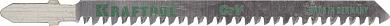 Полотна KRAFTOOL, T234X, для эл/лобзика, Cr-V, по дереву, фанере, ДВП, чист. рез, EU-хвост., шаг 2-3 от компании ПРОМАГ