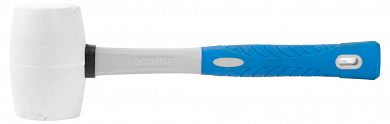 Киянка ЗУБР "ЭКСПЕРТ" резиновая белая со стеклопластиковой ручкой, 0,45кг от компании ПРОМАГ