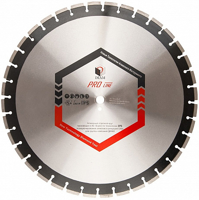 Алмазный диск 500х25,4х3,6мм DIAM Pro Line Асфальт