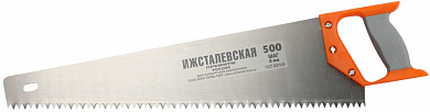 Ножовка "ИЖ" "ПРЕМИУМ" по дереву с двухкомпонентной пластиковой рукояткой, шаг 8мм, 500мм от компании ПРОМАГ