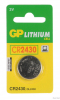 GP Lithium Литиевая батарейка CR2430-2C1- 1 шт. в блистере