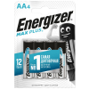 ENERGIZER Батарейка алкалиновая Maximum тип АА 4 шт