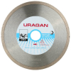 Алмазный диск 230х25,4х2,4мм URAGAN сплошной, для электроплиткореза