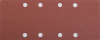 Лист шлифовальный универсальный STAYER "MASTER" на зажимах, 8 отверстий по краю, для ПШМ, Р320, 93х2