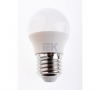 Лампа светодиодная LED 7вт E27 белый матовый шар ECO