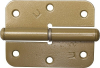 Петля накладная стальная "ПН-85", цвет золотой металлик, левая, 85мм