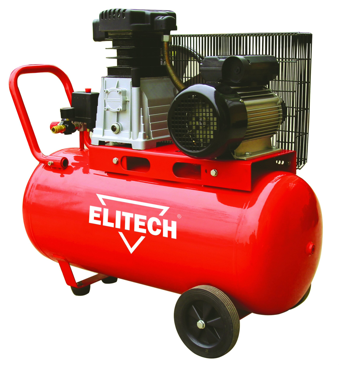 ELITECH Компрессор масл.ремен.2.2кВт,100л,320л/мин,8бар,71кг