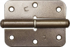 Петля накладная стальная "ПН-85", цвет бронзовый металлик, левая, 85мм