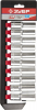 Набор ЗУБР "МАСТЕР": Торцовые головки (1/2") удлиненные на пластиковом рельсе, Cr-V, 10-19мм, 10 пре