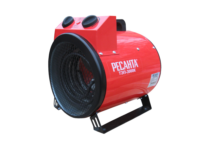 РЕСАНТА Пушка тепловая ТЭП-3000К, 220В, 3кВт, тен, 3 режима нагрева (круглая)