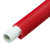 Труба металлопластиковая RIXc 20х2 PEXc-AL-PEXc, в красной гофре, бухта 100 метров (100-R20MR)