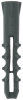 Дюбель ЗУБР "МАСТЕР" распорный полипропиленовый, тип "Ёжик", 5 x 30 мм, 40 шт