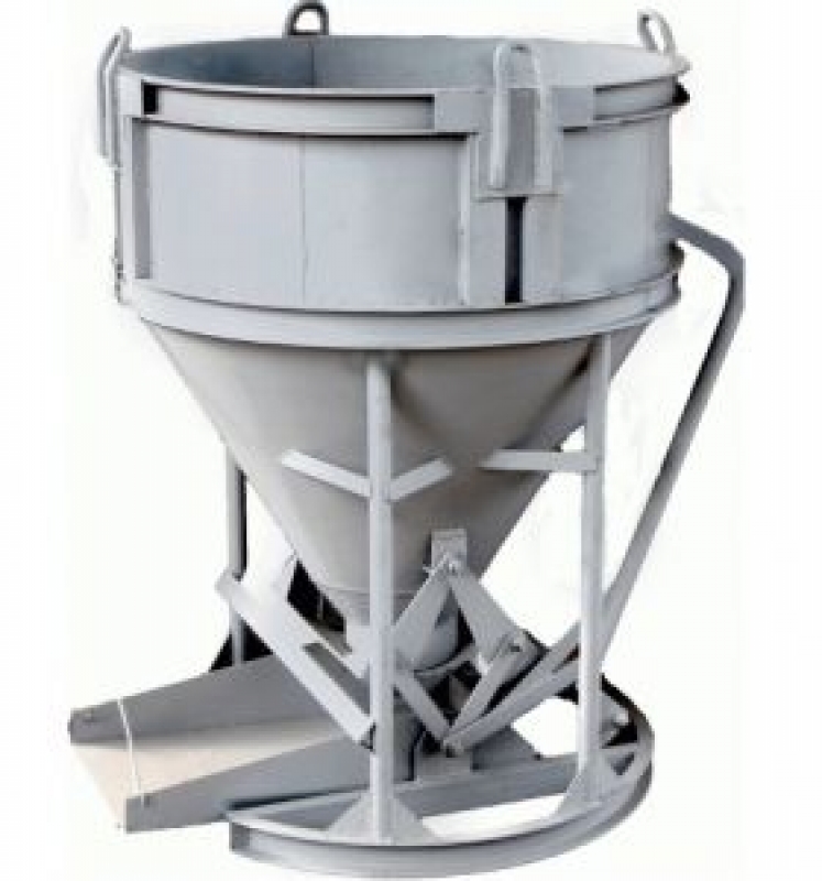 Бадья круглая вертик. для бетона 0,5м3, вес 290кг.