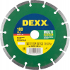 Алмазный диск 180х22,2мм / S-7мм DEXX универсальный, сегментный, для УШМ