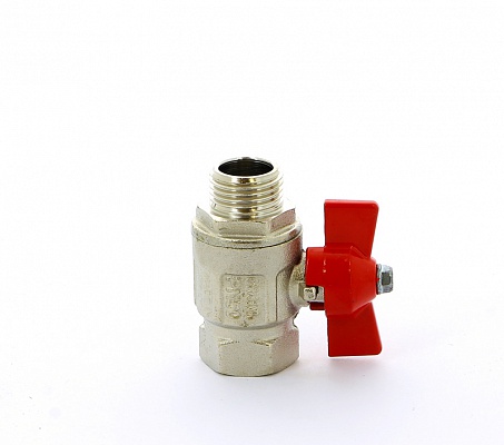Кран шаровой 1/2' ВН ручка бабочка IDEAL (093 1/2')