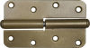Петля накладная стальная "ПН-110", цвет золотой металлик, левая, 110мм