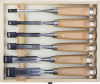 Набор ЗУБР Стамески-долото "ЭКСПЕРТ" с деревянной ручкой, хромованадиевых, 6; 10; 12; 16; 20; 25мм,  от компании ПРОМАГ