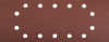 Лист шлифовальный ЗУБР "МАСТЕР", 14 отверстий, для ПШМ на зажимах, Р180, 115х280мм, 5шт
