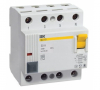 Выключатель дифференциального тока (УЗО) 4п 63А 100мА ВД1-63 АС(Электромеханическое)
