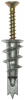 Дюбель ЗУБР "МАСТЕР" металлический со сверлом, для гипсокартона, с оцинкованным саморезом, 33 мм, 3 