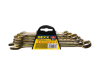 Набор DEXX: Ключи комбинированные гаечные, желтый цинк, 8-17мм, 6шт от компании ПРОМАГ