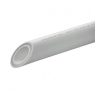 Труба полипропиленовая армированная стекловолокном PPR-FB PN25 20 х 3.4 мм хлыст 4м белая (925002003