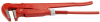 Ключ трубный рычажный ЗУБР "ЭКСПЕРТ", прямые губки, цельнокованый, Сr-V, № 1,  1" от компании ПРОМАГ