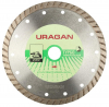 Алмазный диск 150х22,2х2,4мм URAGAN "ТУРБО" для УШМ 
