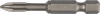 Биты KRAFTOOL "ЕХPERT" торсионные кованые, обточенные, Cr-Mo сталь, тип хвостовика E 1/4", PH1, 50мм
