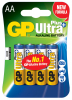 GP Алкалиновые батарейки Ultra Plus 15AUP-2CR4 - 4 шт. на блистере