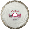 Алмазный диск 180х22,2х2,6мм URAGAN "ТУРБО+", эвольвентный, для УШМ