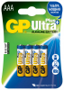 GP Алкалиновые батарейки Ultra Plus 24AUP-2CR4 -4 шт. на блистере