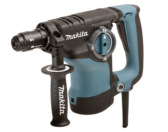 Makita Перфоратор,SDS+,800Вт,3реж,2.9Дж,0-4500у\м,3.4кг,чем,Д-образ,б\съемный патрон,подсветка