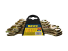 Набор DEXX: Ключи рожковые гаечные, желтый цинк, 8-24мм, 8шт от компании ПРОМАГ